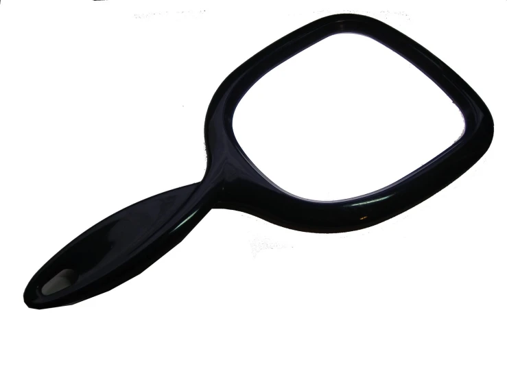 a magnifying glass is shown on white