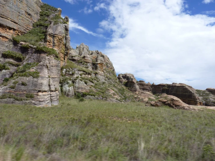 an old mountain pass has sheer vegetation and very little rocks