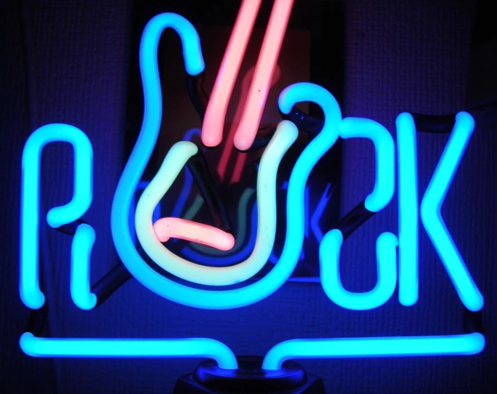 neon neon signs glow brightly from the light