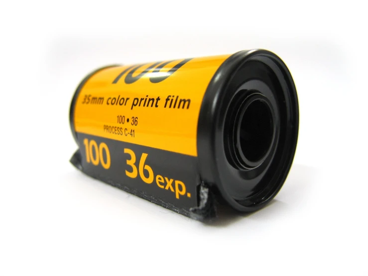 a battery with the words, camera color print film