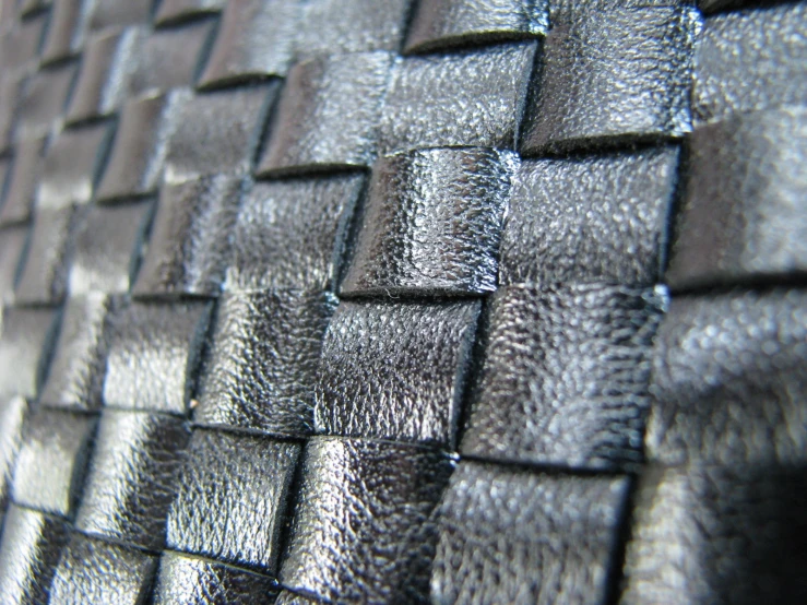 a metallic woven cloth with very small squares