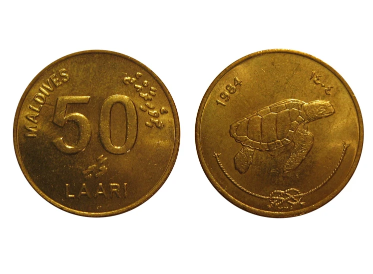 a coin with the 50 cents
