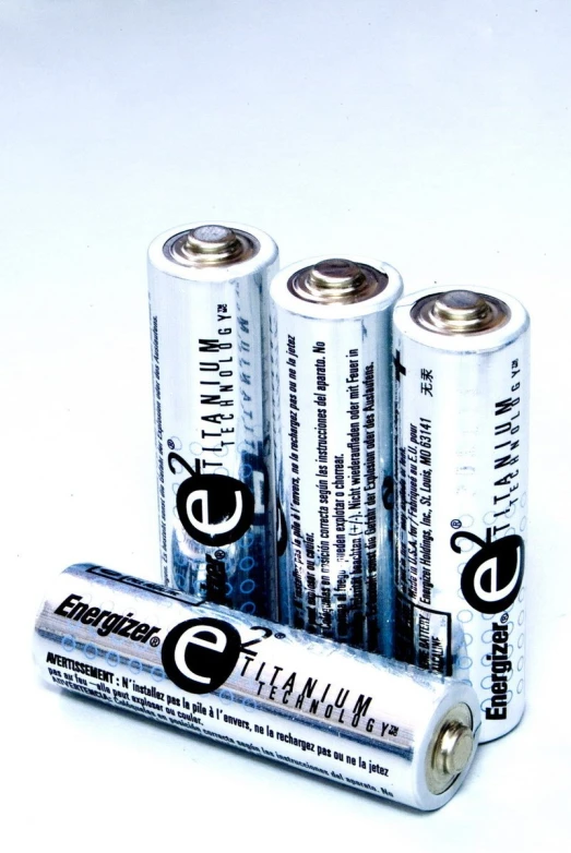 four cell batteries with the batteries empty