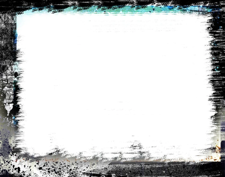 an abstract painting that appears to be black and white