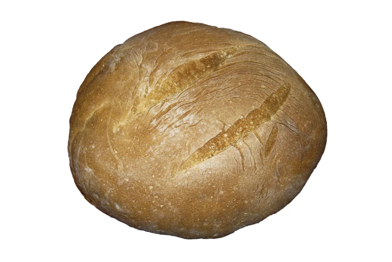 a close up of a loaf of bread