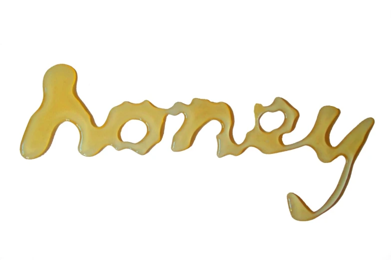 a word in the shape of the words honey
