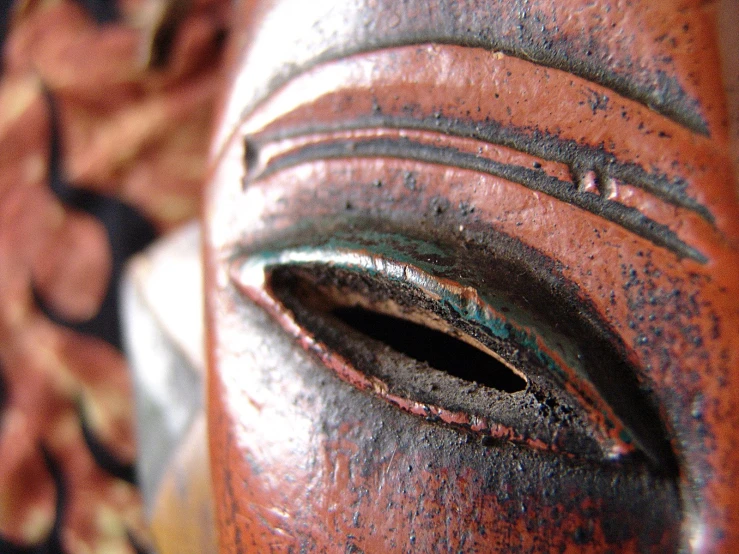 a close up po of a horse sculpture