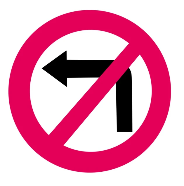 a sign indicating the right turns in the road