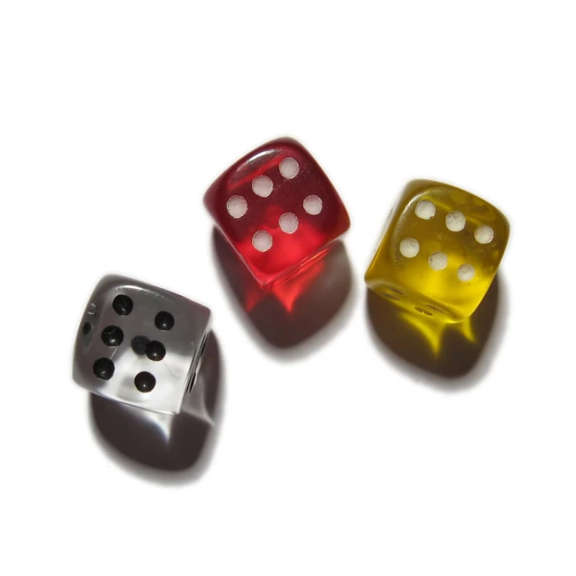 a couple of dice that are next to each other