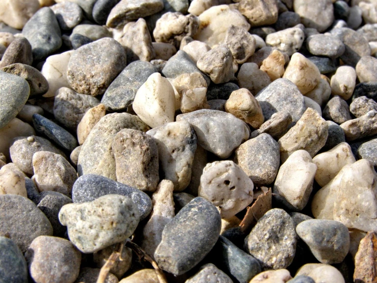 the rocks look like tiny stones, but they look very much different from each other