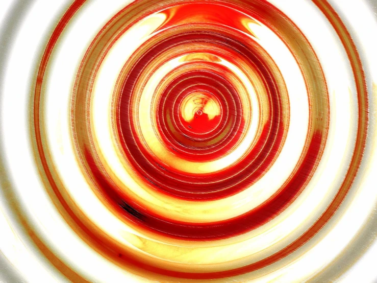 an image of a bright spiral in yellow