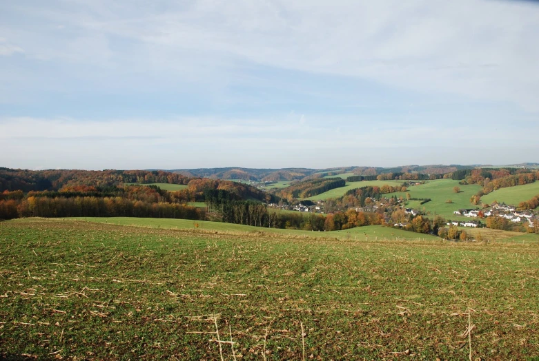 a po taken from an overlook point in a countryside