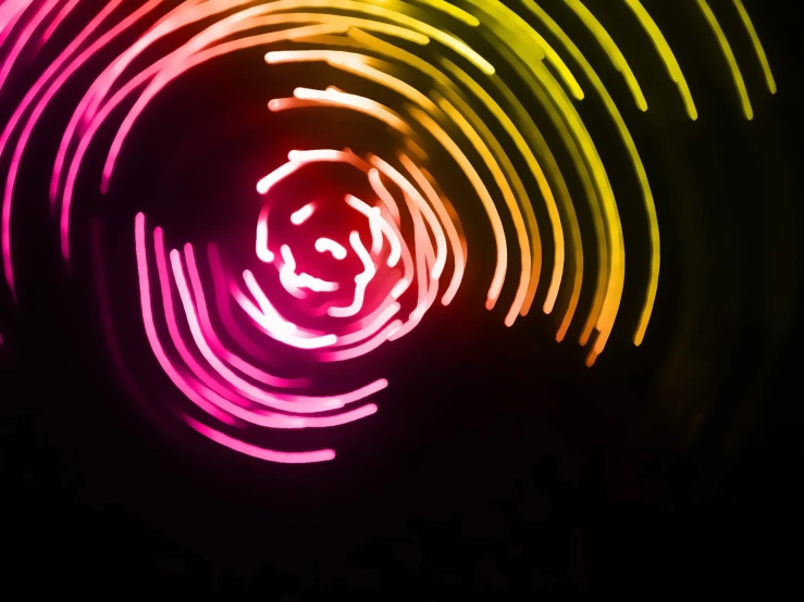 an abstract blurry picture in different colors