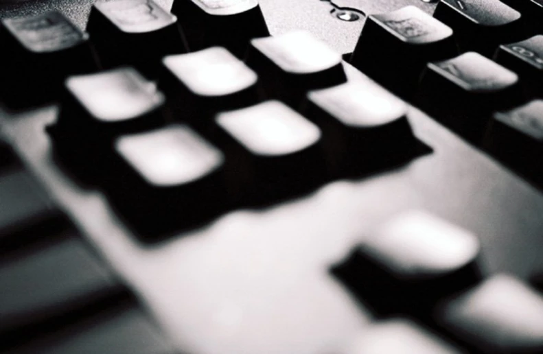 a close up s of a computer keyboard