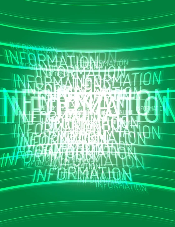an image of a word written on a green screen