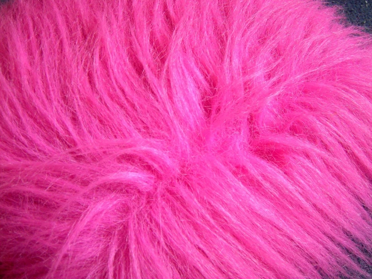 this is a po of a pink hairy hair