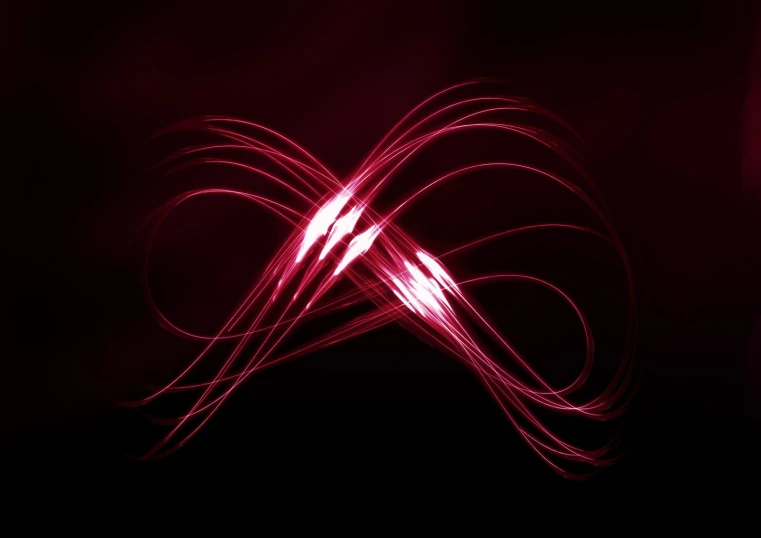 a red image of abstract lines