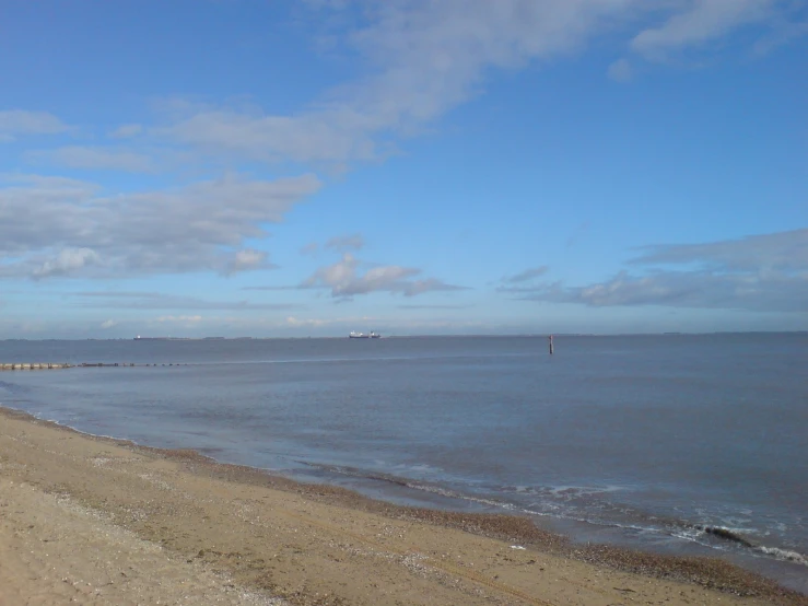 people on the beach watching the boats out to sea