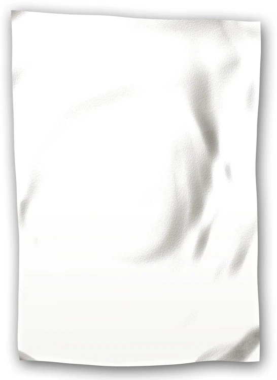 a paper towel with a white background