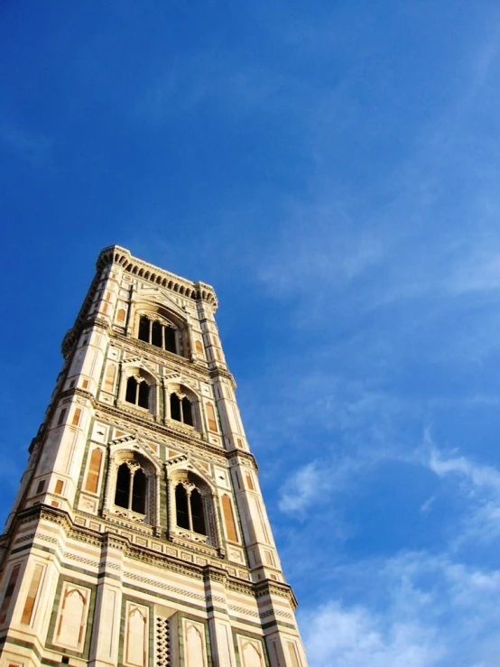 a view looking up at a very tall building