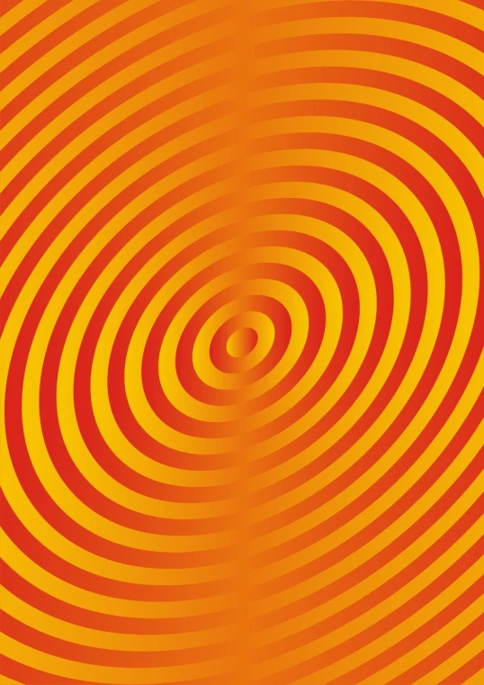 a spiral pattern with orange and yellow stripes