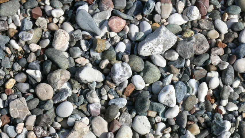 a bunch of rocks that have been placed together