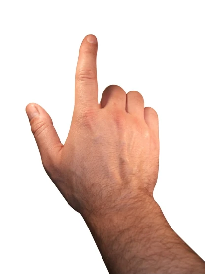 a person giving a peace sign with their right hand