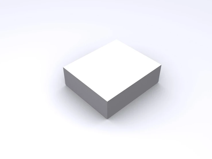 an object made out of white cubes is shown