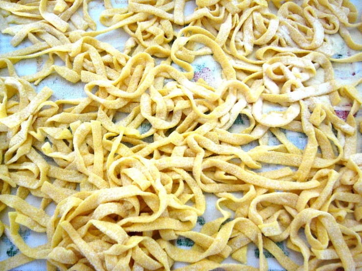 an image of pasta on a counter top