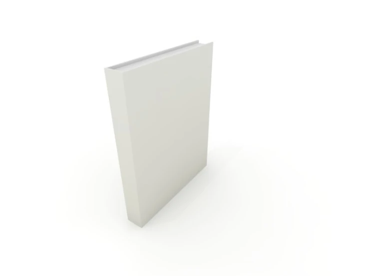 a small white piece of plywood on white background