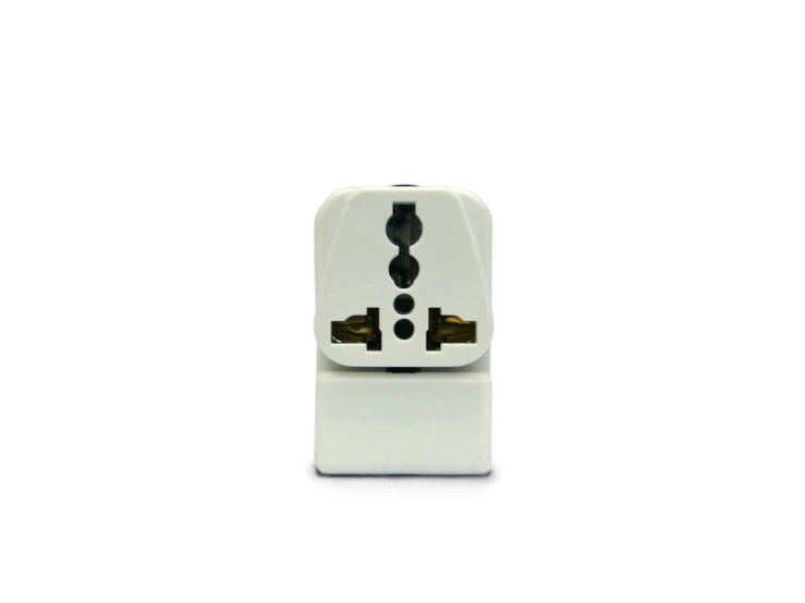 an outlet in the shape of an electrical plug