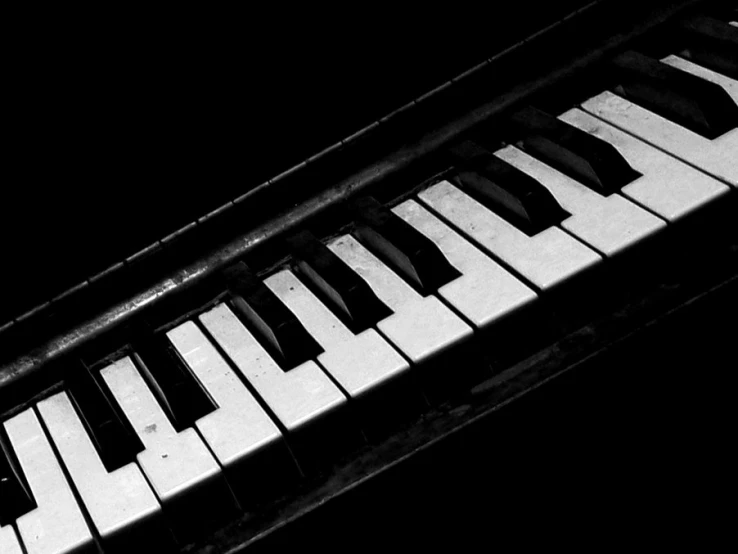 a close up s of an upright piano