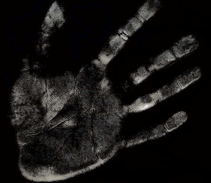 a black and white pograph of hands