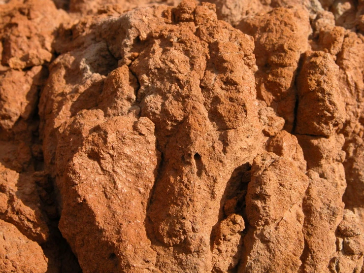 some large rocks with some very dirt on top of them