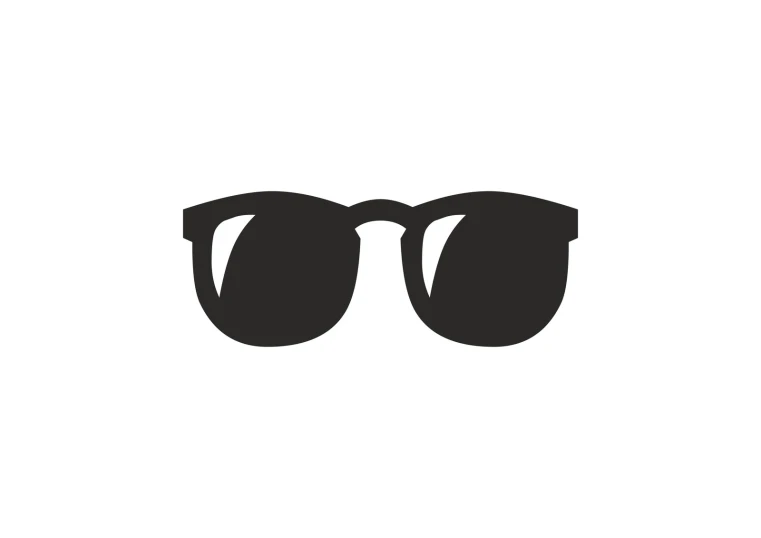 sunglasses icon flat style design vector illustration