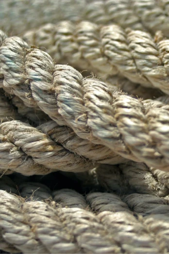 several ropes on the back of an aircraft