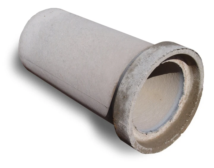 an image of a concrete pipe on white background