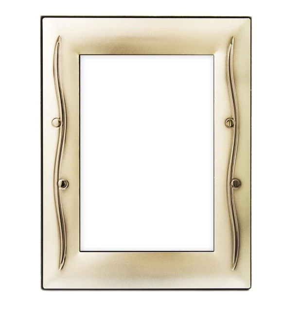 an image of an artistic square gold frame