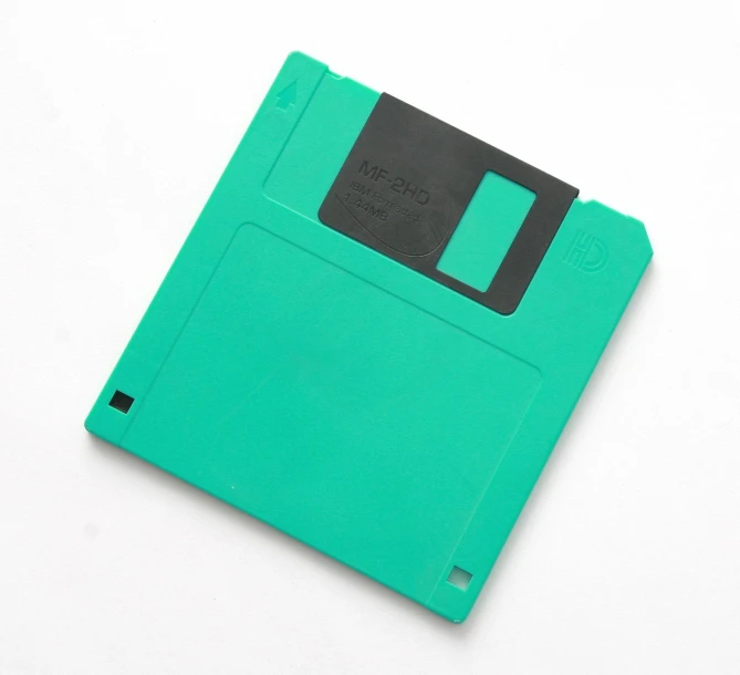 a floppy floppy that has been made into a piece of paper