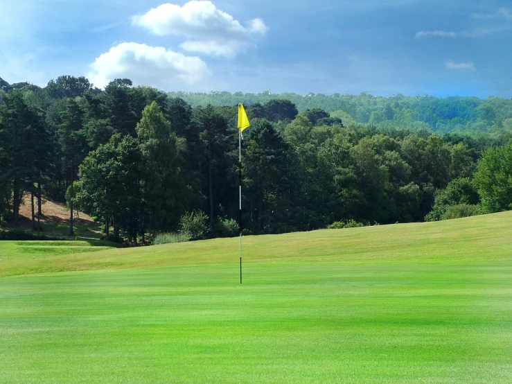 a golf course in the middle of nowhere