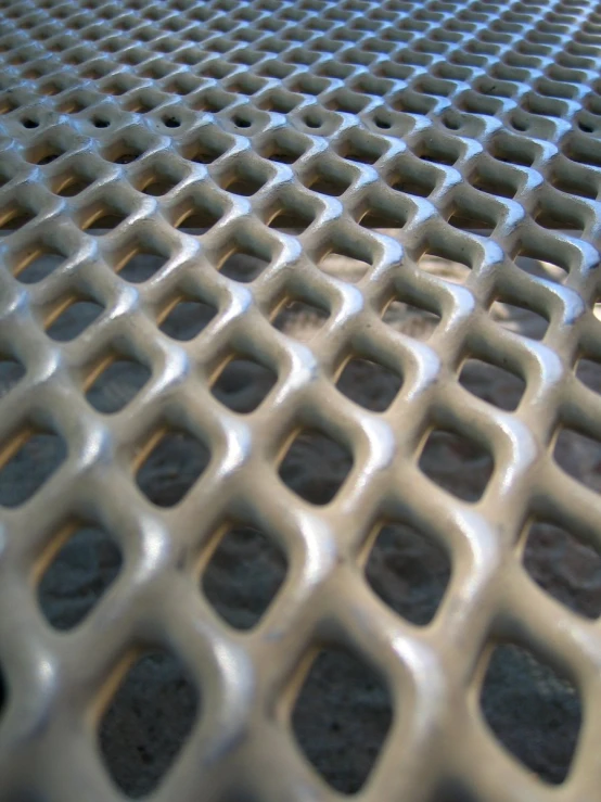 metal grating texture on a concrete floor or wall