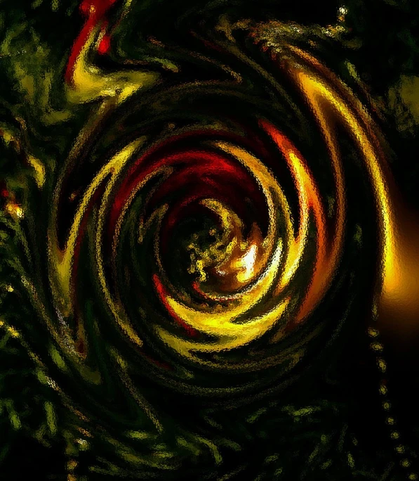 a spiral picture taken in very closeup to the inside