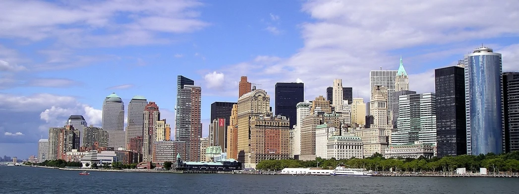 an image of a lake and city skyline