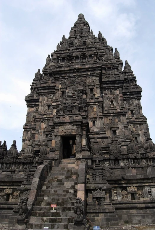 an ancient structure with a giant stone structure