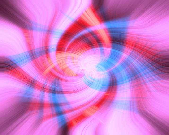 a blurry image of abstract circles in pink and blue