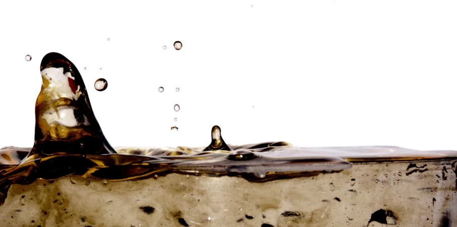 some water in the tub and some bubbles