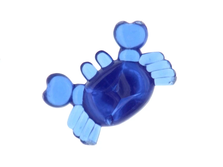the blue object is shaped like an animal
