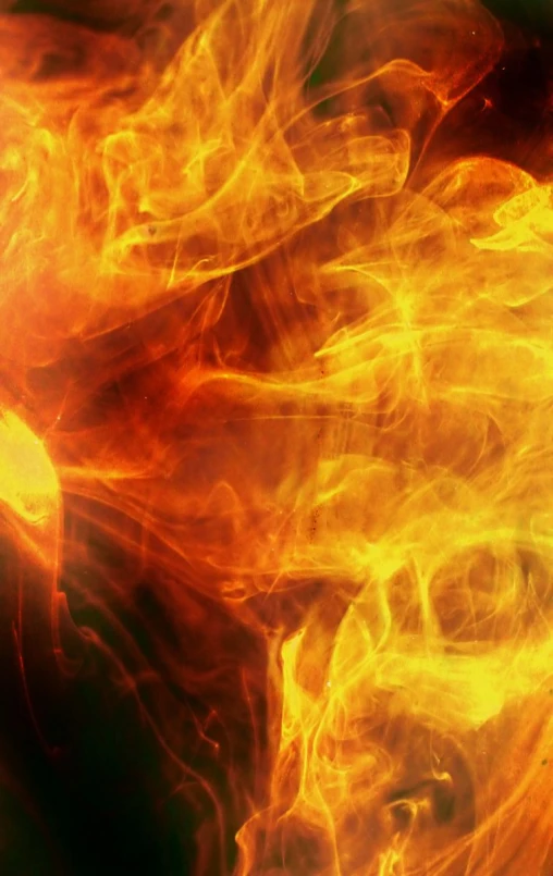 a picture of bright yellow flames