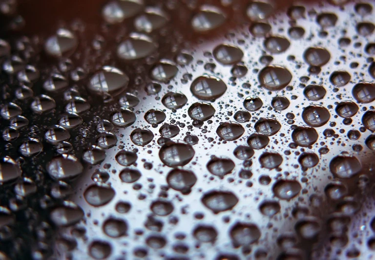many bubbles are shown in a close up po
