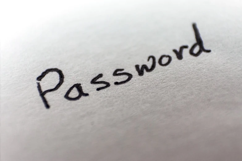 a close up view of a page of text that says'password '